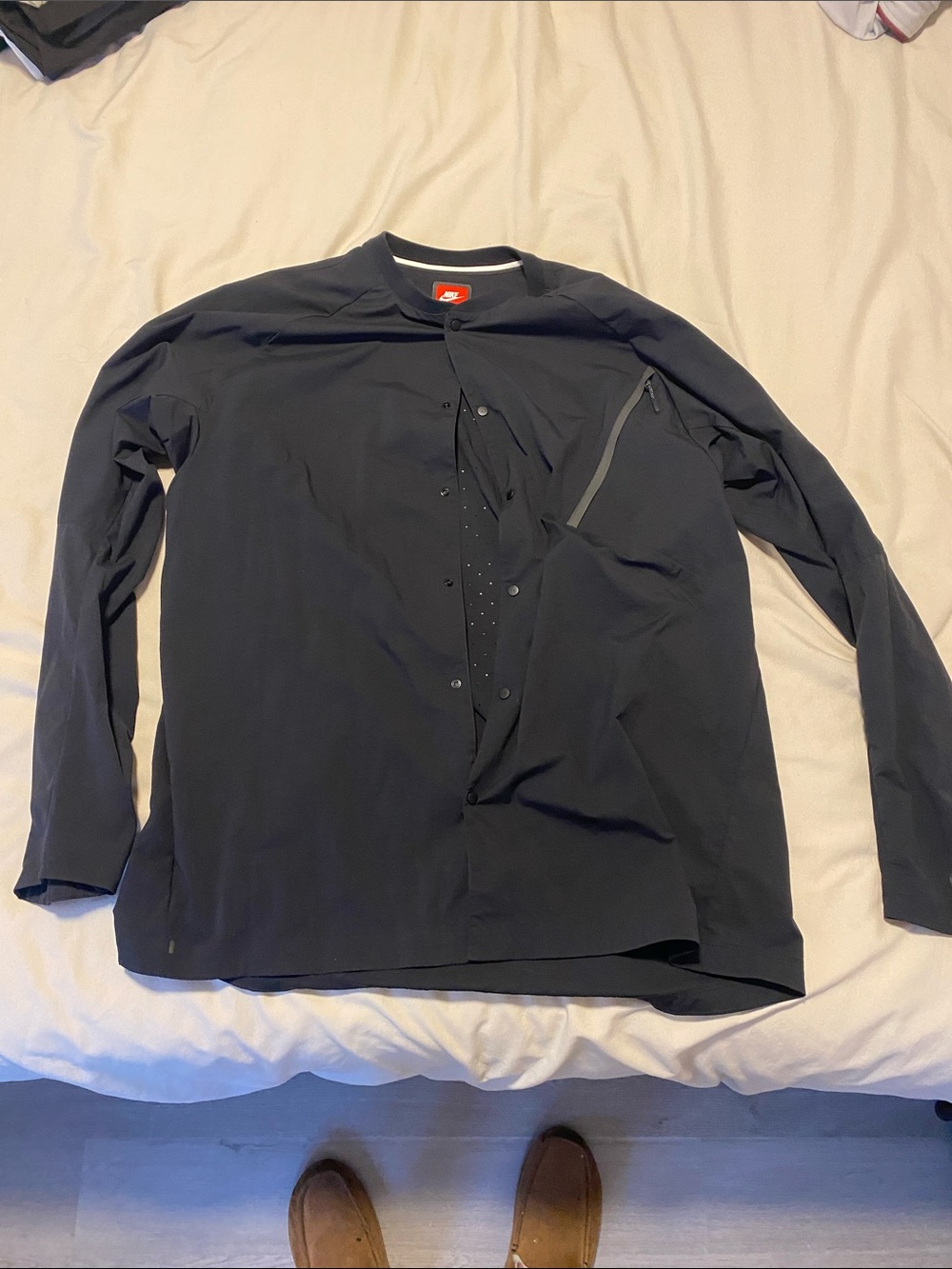 Nike Black Long-Sleeve Performance Jacket